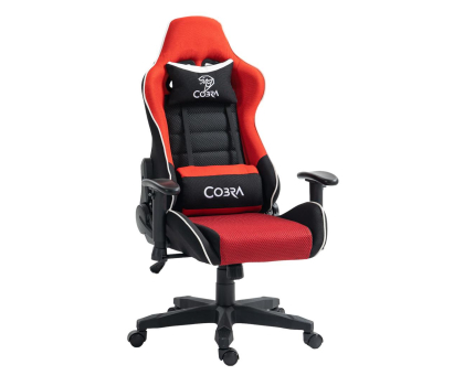 Fotel gamingowy COBRA Rebel CR200 Czerwono-czarny CR200 RED-BLACK